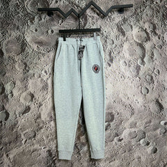Chrome Hearts Circular Crest Logo Lounge Pants (Light Grey)