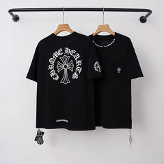 Chrome Hearts Classic Horseshoe Logo Short Sleeve T-Shirt (Black)