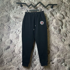 Chrome Hearts Circular Crest Logo Lounge Pants (Black)