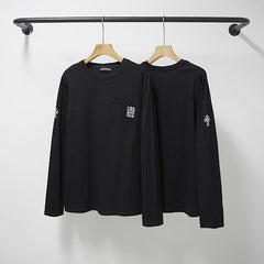 Chrome Hearts Essential Sleeve-Emblem Long Sleeve Sweatshirt (Black)
