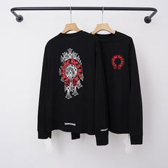 Chrome Hearts Floral Vine Cross Long Sleeve (Black)