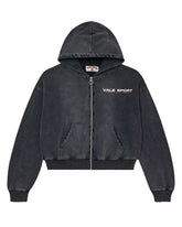 Vale Forever Staple Zip Up Hoodie Faded/Black