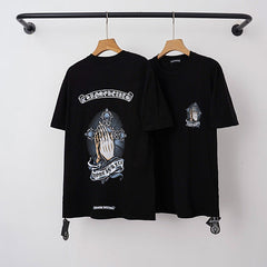 Chrome Hearts "Praying Hands" Graphic Short Sleeve T-Shirt (Black)