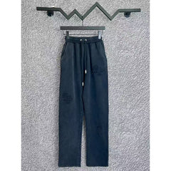 Chrome Hearts Acid Wash Straight-Leg Lounge Pants
