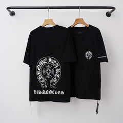 Chrome Hearts "LOS ANGELES" Horseshoe Short Sleeve T-Shirt (Black)