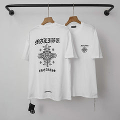 Chrome Hearts "MALIBU" Horseshoe Short Sleeve T-Shirt (White)