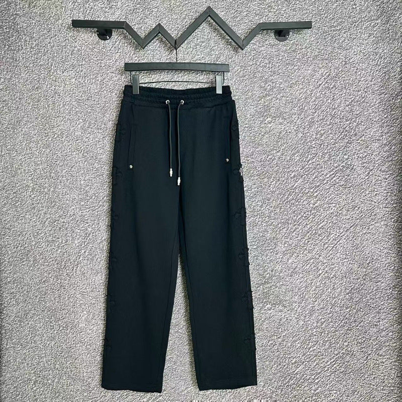 Chrome Hearts Pocket Accent Straight-Leg Lounge Pants