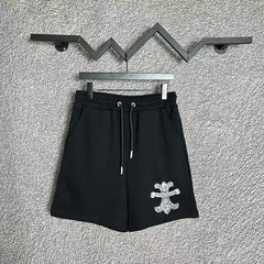Chrome Hearts Black Bear Graphic Sweatshorts